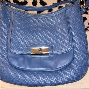 Coach Kristin woven leather bag